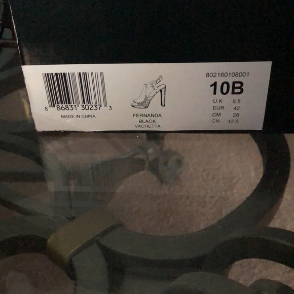 Ralph Lauren Fernanda black Vachetta size 10b - Picture 4 of 5